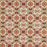 Decor Fabric Tapestry Fabric Cross stitch – light beige/carmine,  thumbnail number 1