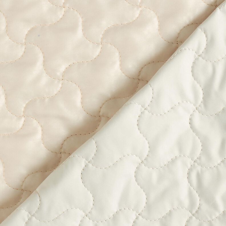 Quilted fabric abstract diamonds – cashew,  image number 5