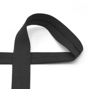 Bias binding Cotton Jersey [20 mm] – black, 