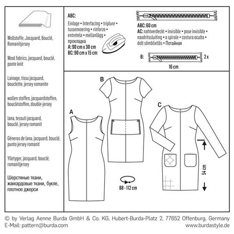 Dress, Burda 6609,  image number 5