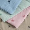 Double Gauze/Muslin embroidered ginkgo – light grey,  thumbnail number 5