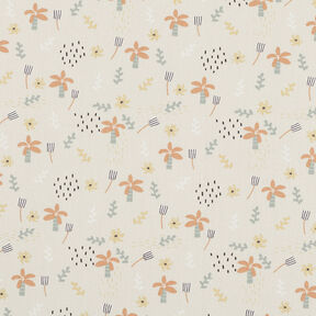 Cotton Poplin Jungle landscape – natural, 