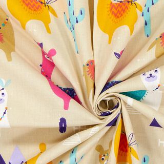 Cotton Cretonne alpaca – beige, 
