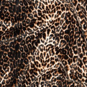 Nicky Velour Leopard print pattern – cream/black, 