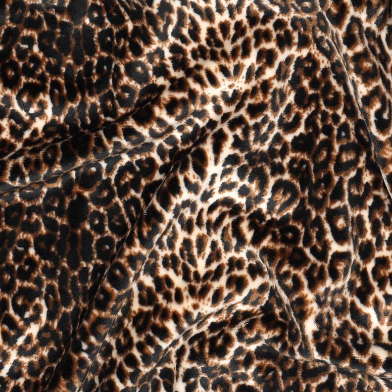 Nicky Velour Leopard print pattern – cream/black, image number 2