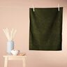 Towelling Fabric Stretch Plain – dark olive,  thumbnail number 8