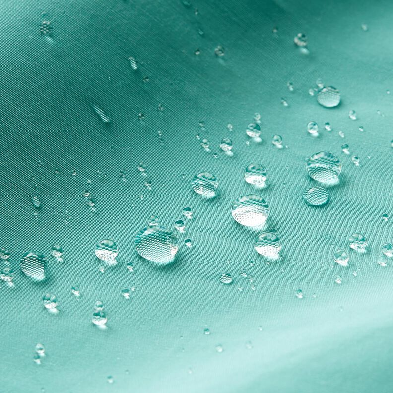 Plain water-repellent raincoat fabric – peppermint,  image number 4