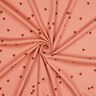 Ribbed Jersey Scattered Hearts | Poppy Fabrics – salmon/dark red,  thumbnail number 3