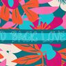 Viscose Voile large flower border design Panel – petrol,  thumbnail number 5