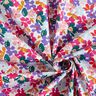 Coated Cotton pastel flowers – white/lilac,  thumbnail number 4