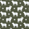 Aries Cotton Sweatshirt Fabric – khaki,  thumbnail number 1