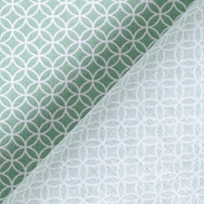 Cotton Cretonne small tile motif – light green,  image number 4