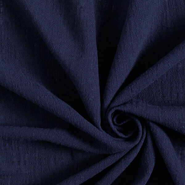 Cotton Linen Look – midnight blue,  image number 1