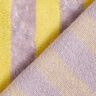 Towelling Fabric Bamboo Block Stripes – yellow/mauve,  thumbnail number 5