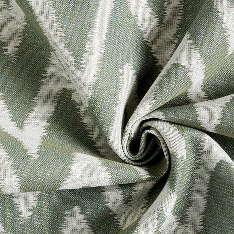 Outdoor Fabric Jacquard Ikat Print – reed,  image number 3
