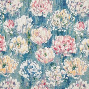Decor Fabric Tapestry Fabric Water Lilies – light beige/green, 