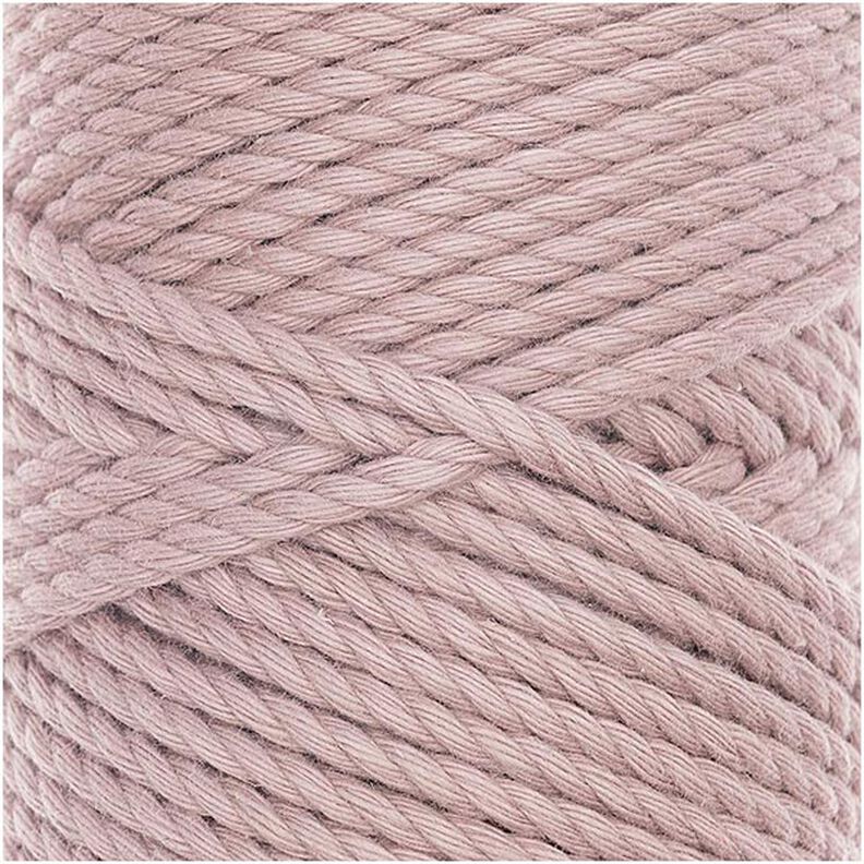 Creative Cotton Cord Skinny Macrame Cord [3mm] | Rico Design - dusky pink,  image number 2