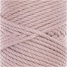 Creative Cotton Cord Skinny Macrame Cord [3mm] | Rico Design - dusky pink,  thumbnail number 2