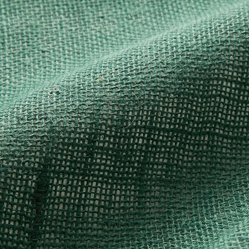 Decor Fabric Jute Plain 150 cm – fir green, image number 3