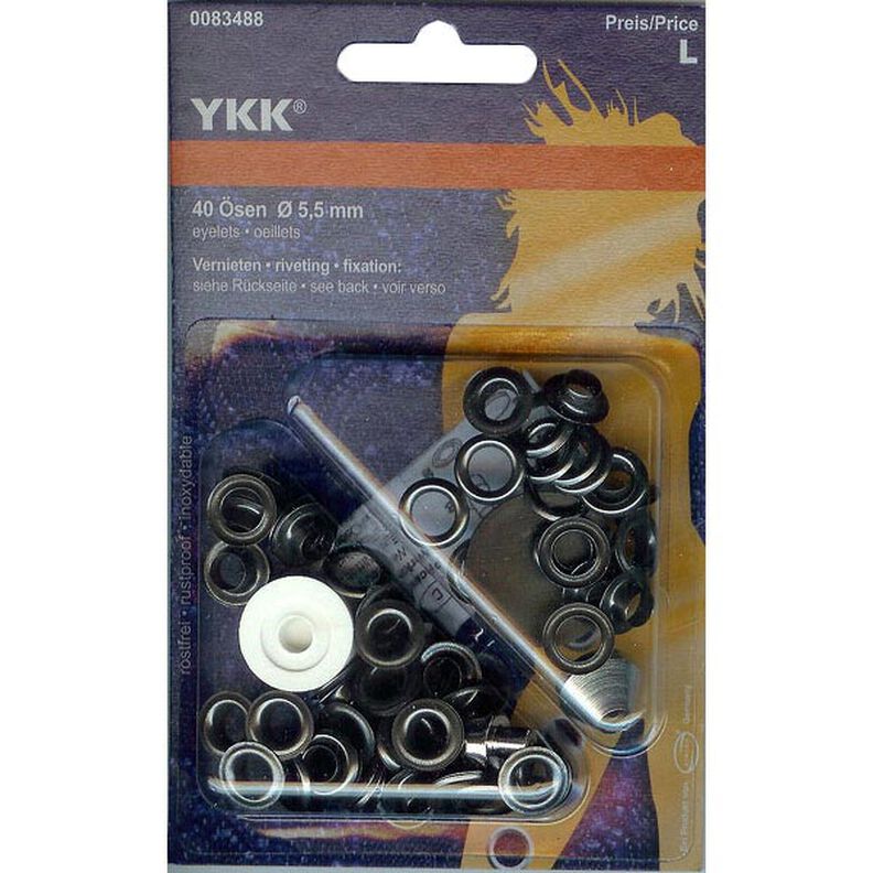 Eyelets 1 – black | YKK,  image number 1