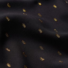 Glitter Droplets Viscose – black, 