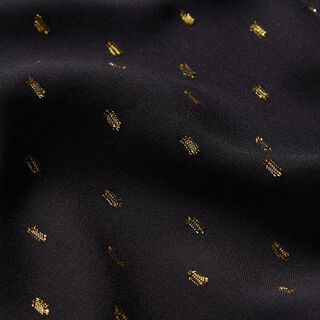 Glitter Droplets Viscose – black, 