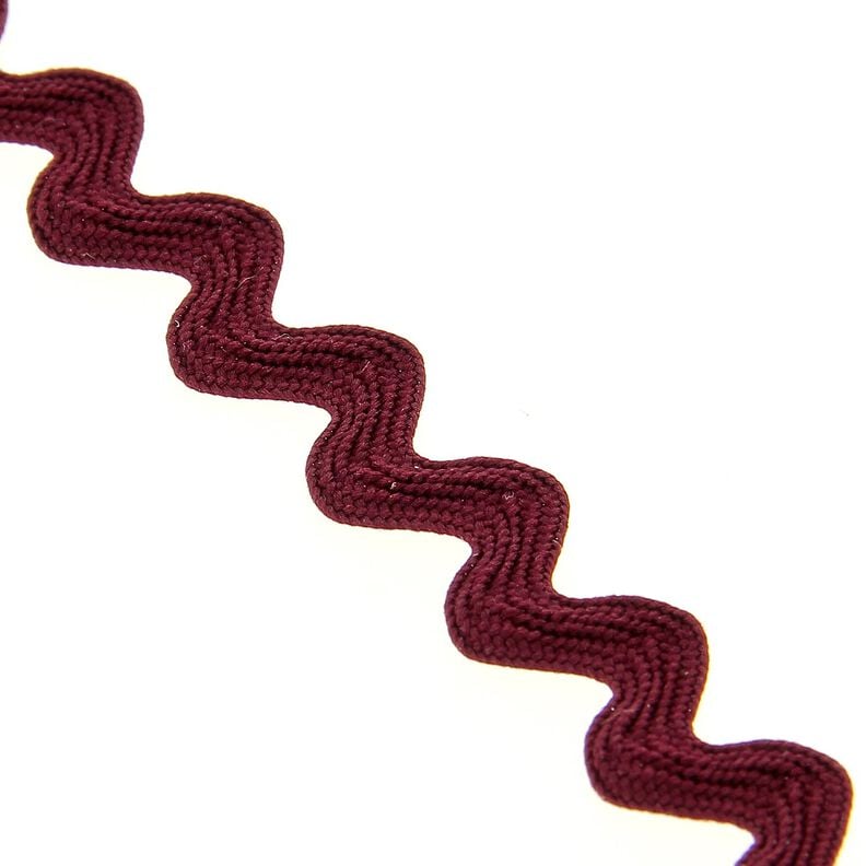 Serrated braid [12 mm] – burgundy,  image number 1