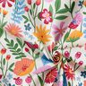 Decor Fabric Half Panama colourful flowers – ivory/pastel violet,  thumbnail number 3