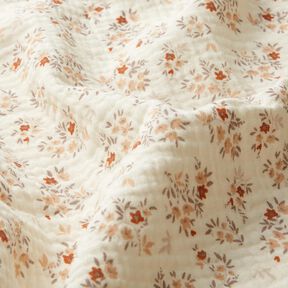 Double Gauze/Muslin little flowers – offwhite, 