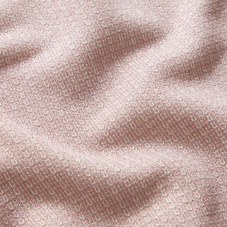 Glittery French terry – dusky pink, 