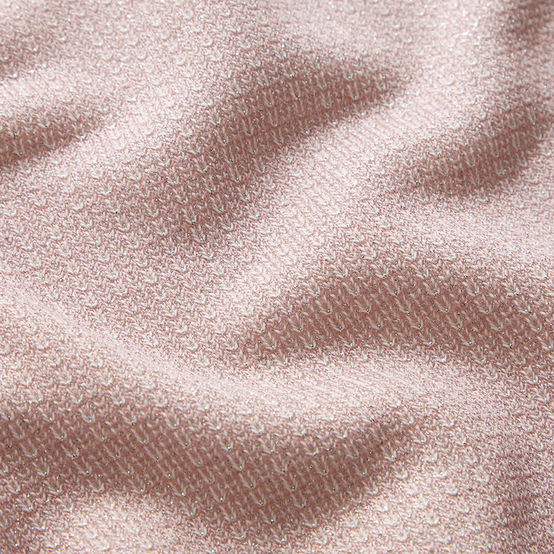 Glittery French terry – dusky pink,  image number 2