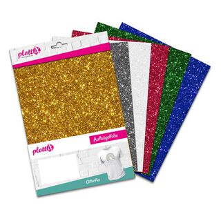 PlottiX GlitterFlex Bundle [20 x 30cm | 6 sheets], 