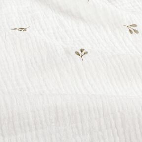Double Gauze/Muslin little branch – offwhite/reed, 