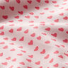 Decorative cotton twill fabric, mini hearts – light pink,  thumbnail number 2