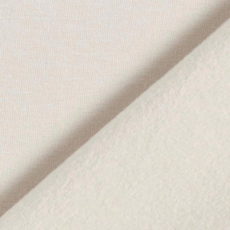 Light Cotton Sweatshirt Fabric Plain – natural, image number 5