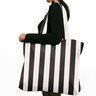 Stripes Cotton Twill 3 – black/white,  thumbnail number 4