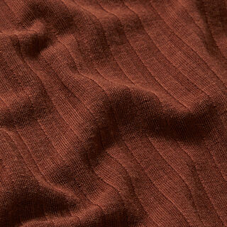 Plain ribbed knit – burgundy, 