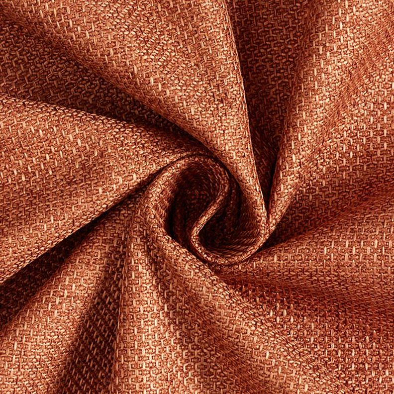 Upholstery Fabric Honeycomb texture – terracotta,  image number 1