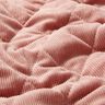 Quilted Fabric Corduroy with fur backing diamonds – dusky pink,  thumbnail number 3