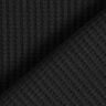 Cotton waffle jersey Plain – black,  thumbnail number 3