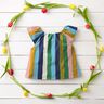 Cotton Poplin Stripes – blue/green,  thumbnail number 6