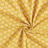 Cotton jersey shiny flowers – curry yellow,  thumbnail number 3