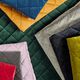 Upholstery Fabric Velvet Quilted Fabric – dark grey,  thumbnail number 4