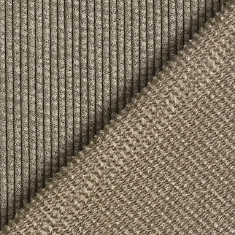 Chunky Corduroy Bubble Plain – dark taupe,  image number 3
