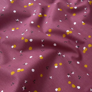Cotton Cretonne Coloured dots – merlot, 