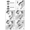 Color Snaps Star Press Fasteners 5 - silver grey| Prym,  thumbnail number 4