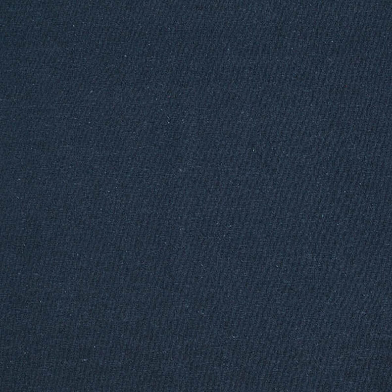 Plain cotton linen blend jersey – navy blue,  image number 5