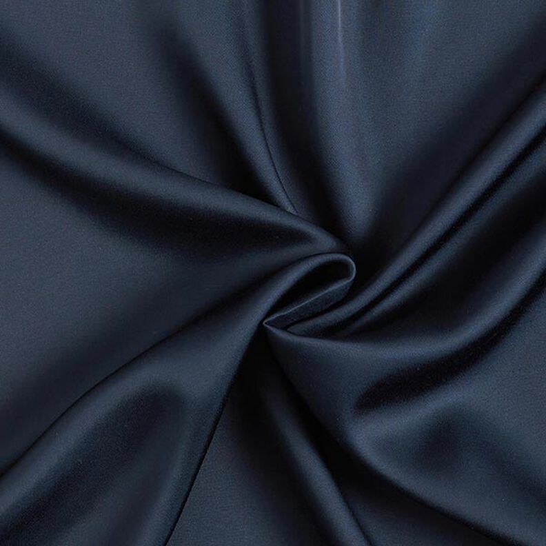 Viscose Satin Plain – navy blue,  image number 1