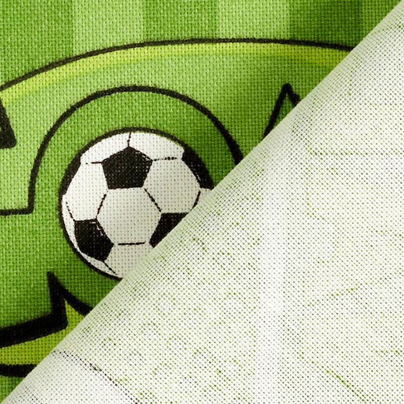 Decor Fabric Half Panama Football game – green,  image number 3