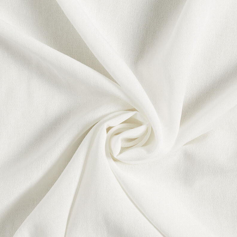 Plain-coloured plain weave viscose blend – offwhite,  image number 1